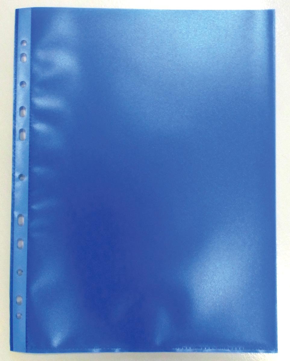 Geperforeerde showtas, blauw, pak van 50 afbeelding