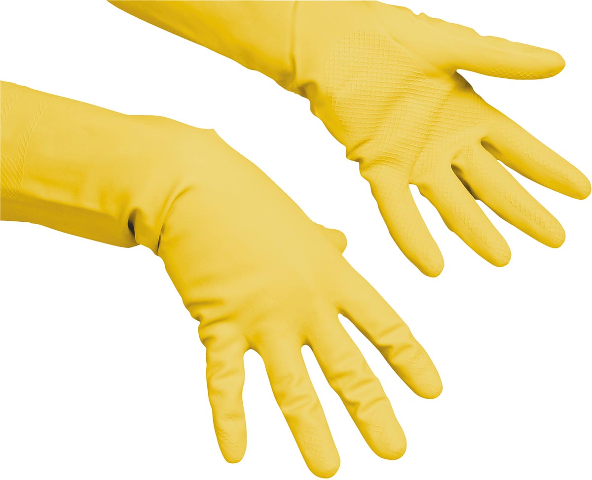Vileda handschoenen Multi Purpose, large, geel afbeelding
