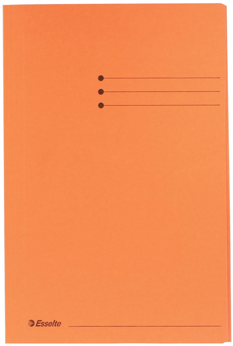 Esselte dossiermap oranje, ft folio