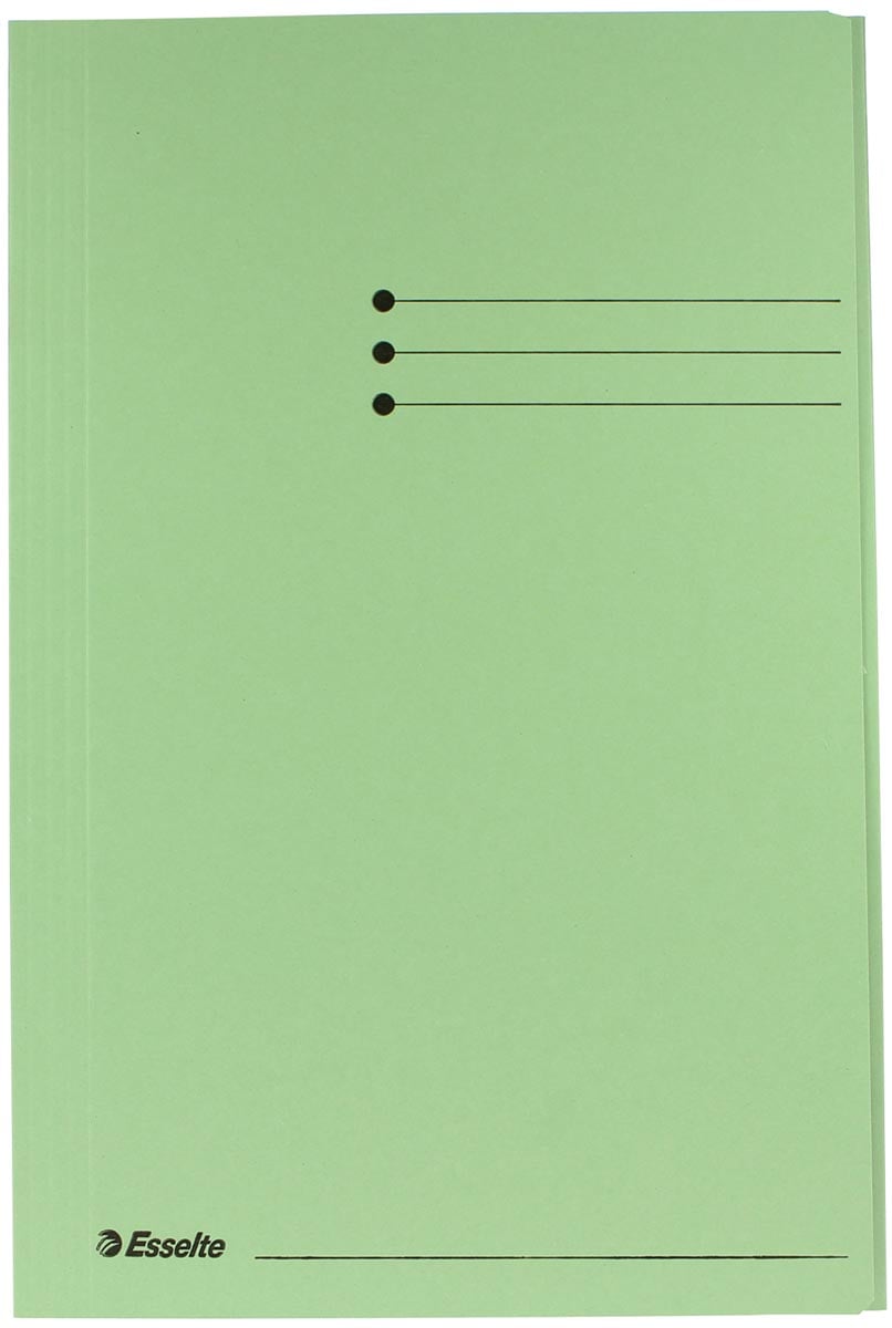 Esselte dossiermap groen, ft folio