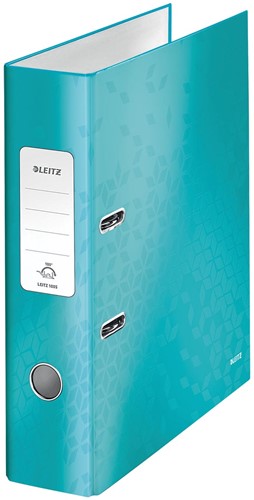 Leitz WOW ordner ijsblauw, rug van 8,5 cm