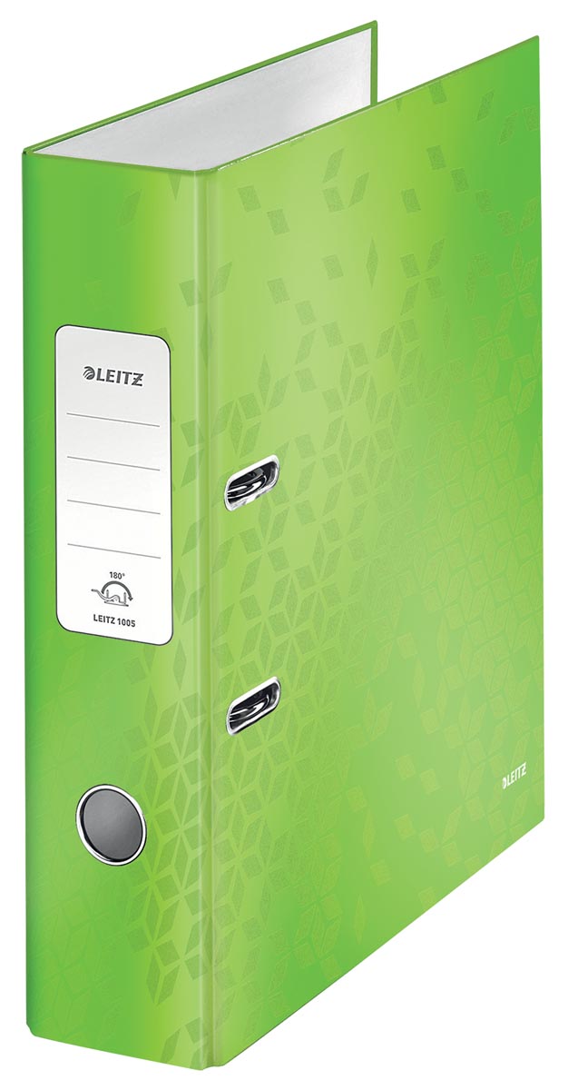 Leitz WOW ordner groen, rug van 8,0 cm afbeelding