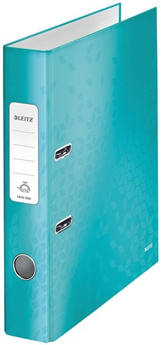 Leitz WOW ordner ijsblauw, rug van 5 cm