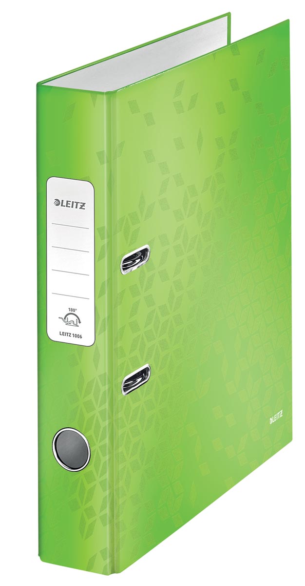Leitz WOW ordner groen, rug van 5,2 cm afbeelding
