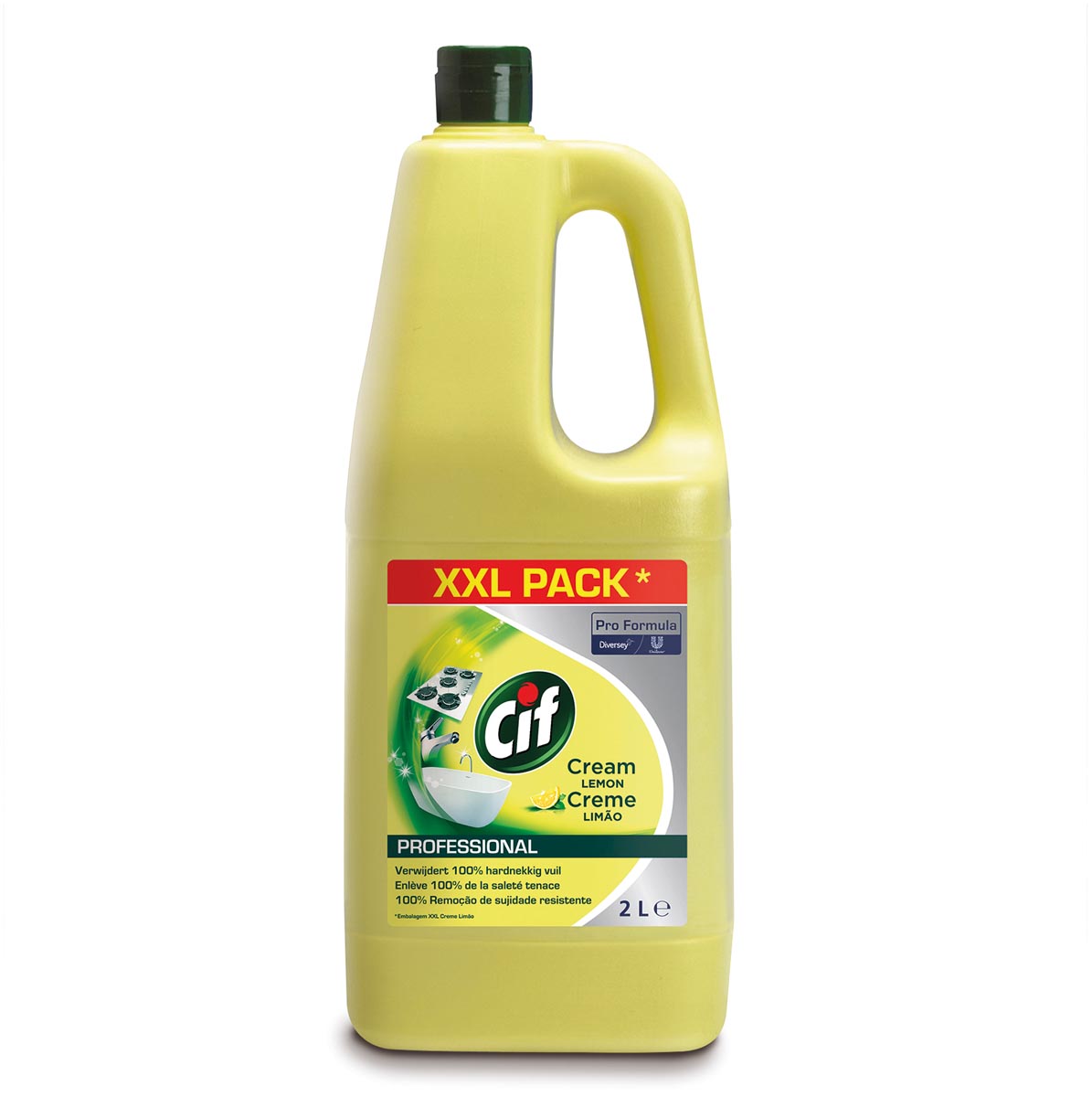 Cif schuurcrème citroen, flacon van 2 liter afbeelding