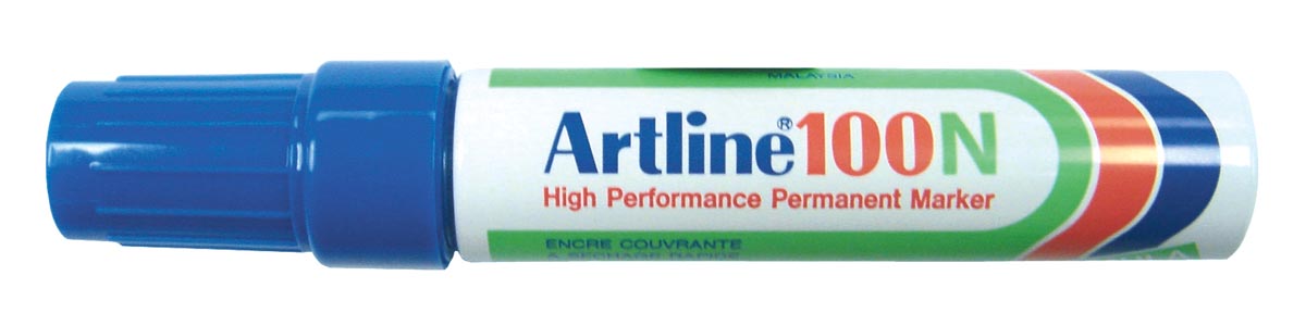 Permanent marker Artline 100N blauw afbeelding