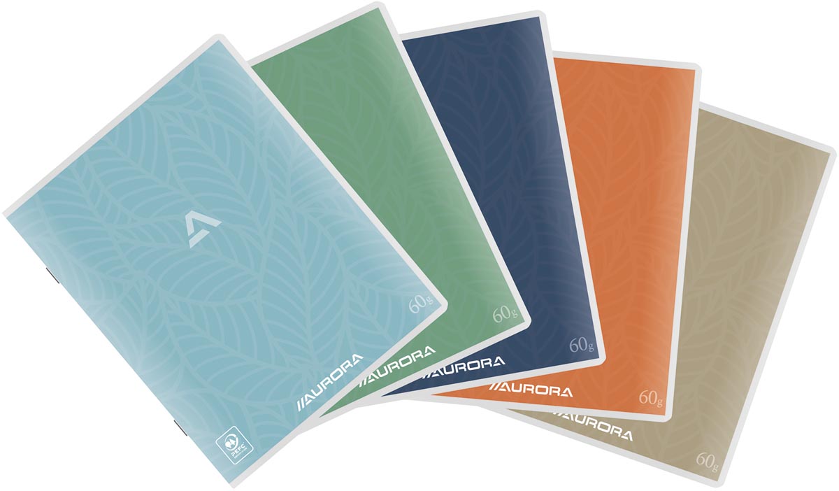Aurora Writing 60 kladschrift 200 bladzijden, gelijnd afbeelding