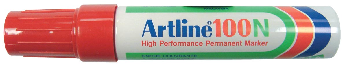Permanent marker Artline 100N rood afbeelding