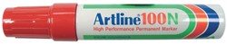 Permanent marker Artline 100N rood
