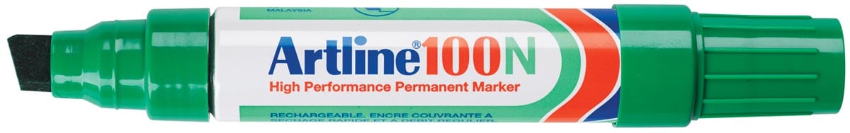 Permanent marker Artline 100N groen afbeelding