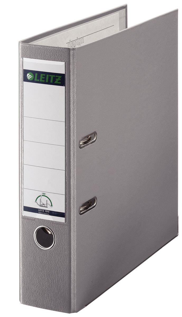 Leitz 180° ordner, A4, uit PP, rug van 8 cm, grijs afbeelding