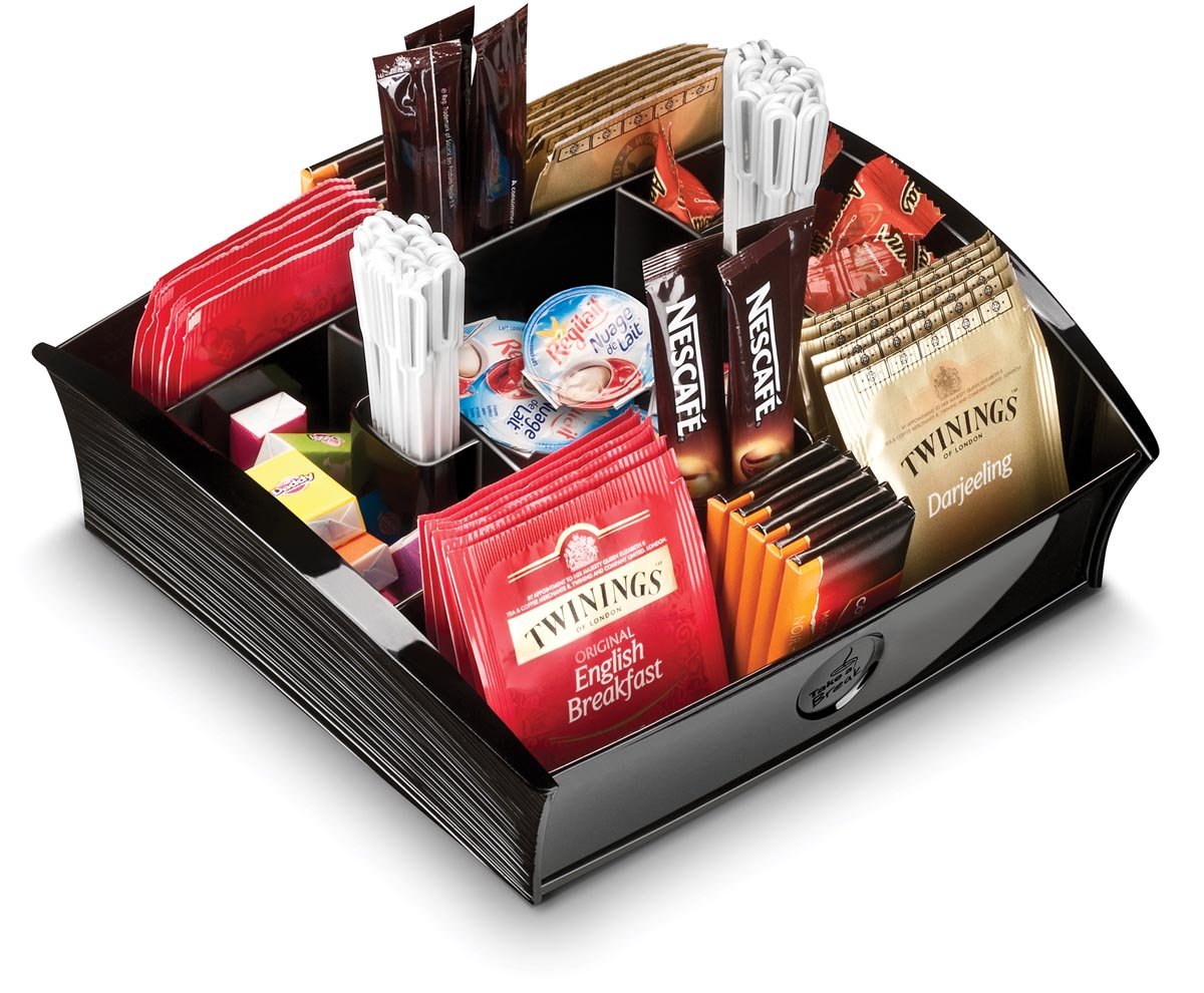 Take A Break by CEP verdeelplateau, ft 20,5 x 21,6 x 6,8 cm, zwart afbeelding