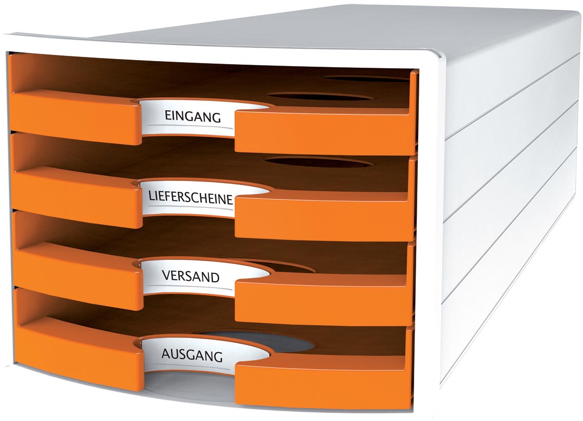 Han ladenblok Impuls, open laden, Trend Colour oranje