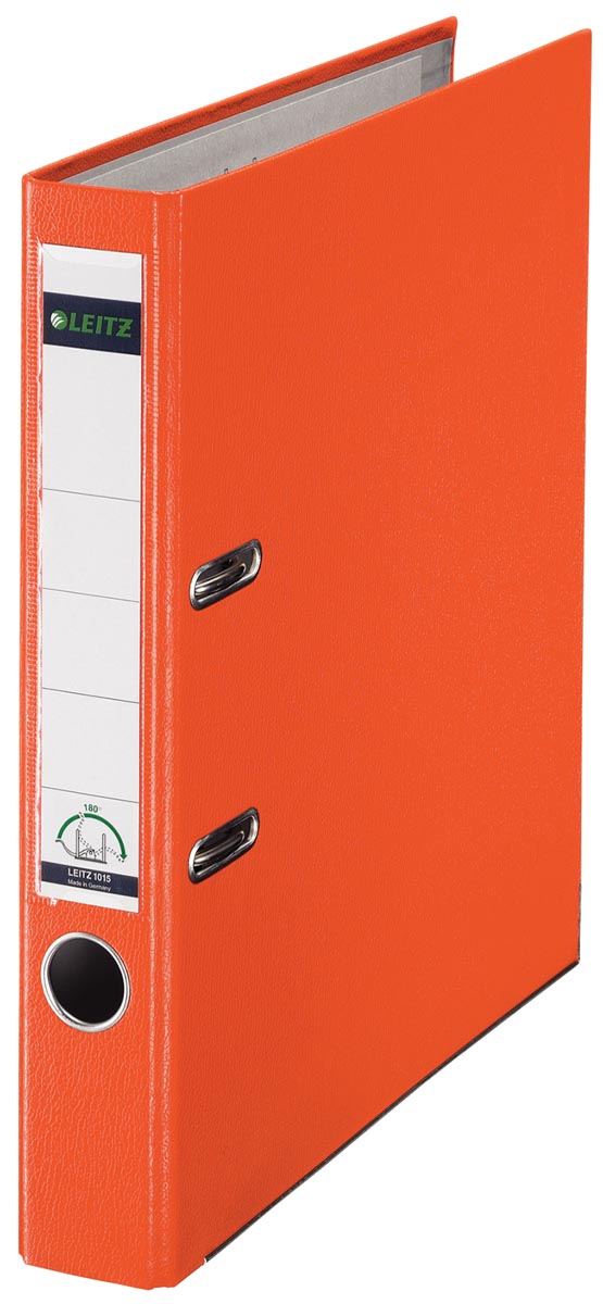 Leitz 180° ordner, A4, uit PP, rug van 5 cm, oranje afbeelding