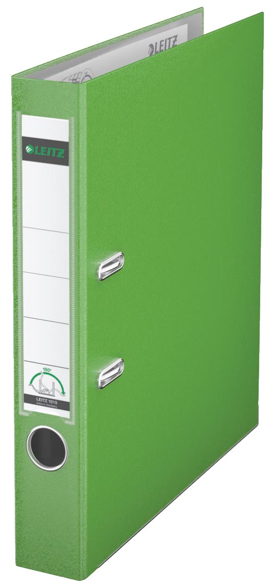 Leitz 180° ordner, A4, uit PP, rug van 5 cm, lichtgroen afbeelding