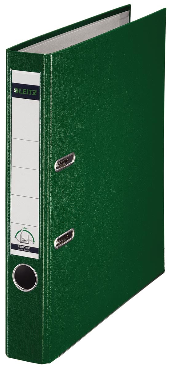 Leitz 180° ordner, A4, uit PP, rug van 5 cm, groen