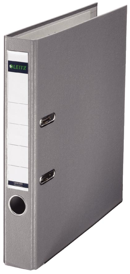 Leitz 180° ordner, A4, uit PP, rug van 5 cm, grijs afbeelding