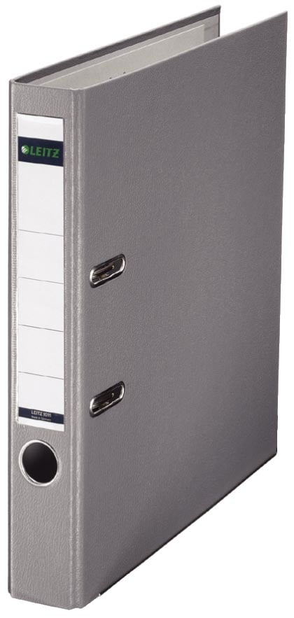 Leitz 180° ordner, A4, uit PP, rug van 5 cm, grijs