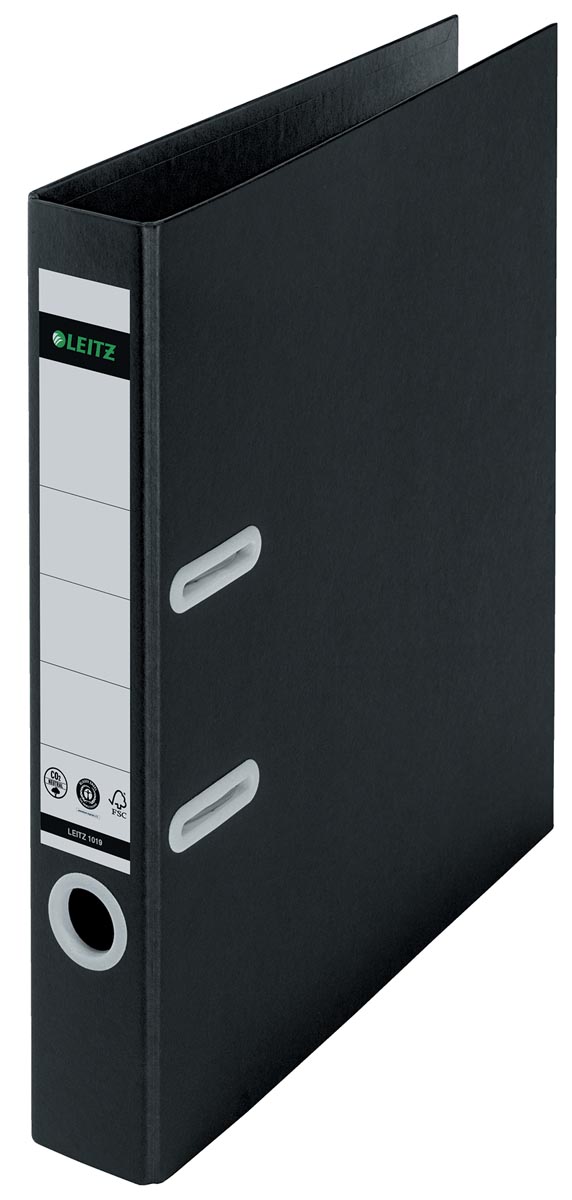 Leitz Recycle ordner, rug van 5 cm, zwart afbeelding