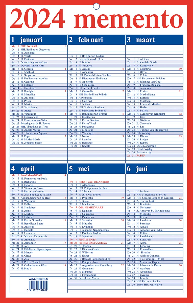 Memento 10 Nederlandstalig 2020 huismerk kopen in de aanbieding