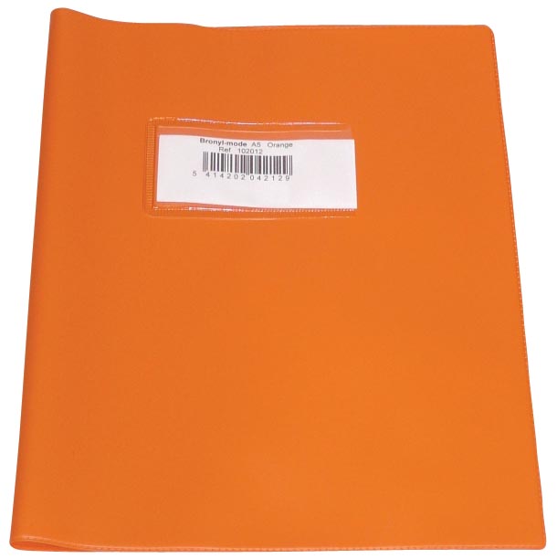 Bronyl schriftomslag ft 16,5 x 21 cm (schrift), oranje afbeelding