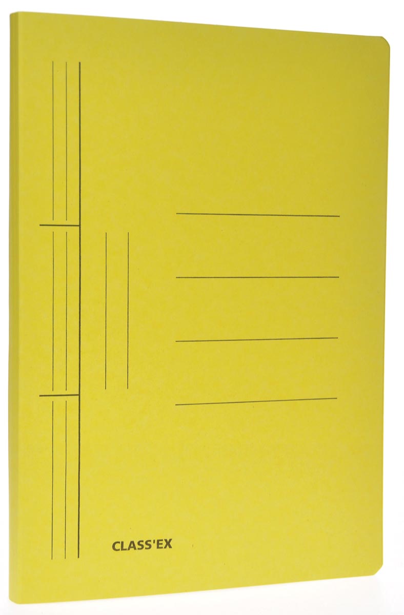 Class'ex hechtmap, ft 25 x 34,7 cm (voor ft folio), geel Class'ex hechtmap, ft 25 x 34,7 cm (voor ft folio), geel