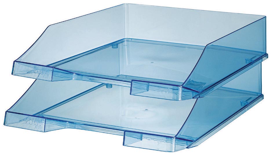 Han brievenbakje C4 transparant blauw afbeelding