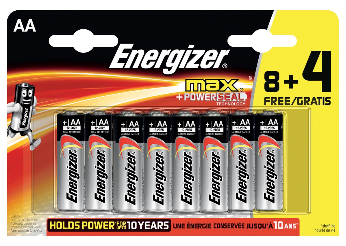 Energizer Batterijen Max Aa Blister Van 8 Stuks 4 huismerk kopen in de aanbieding Energizer Batterijen Max Aa Blister Van 8 Stuks 4 huismerk kopen in de aanbieding