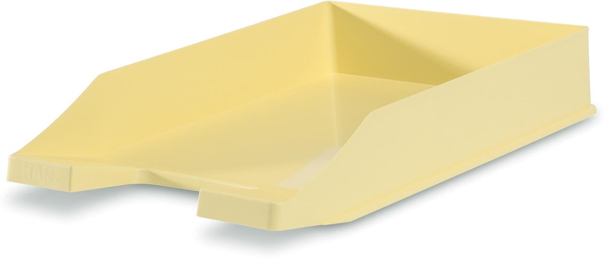 Han brievenbak geschikt voor ft A4 C4 pastelgeel