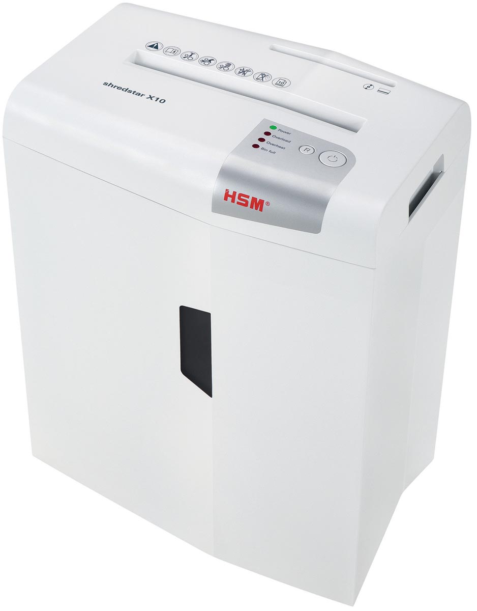 HSM shredstar X10 papiervernietiger, 4,5 x 30 mm
