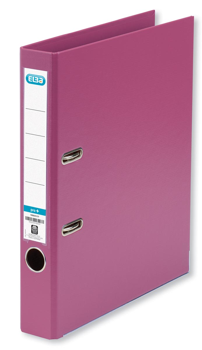 Elba ordner Smart Pro+, roze, rug van 5 cm