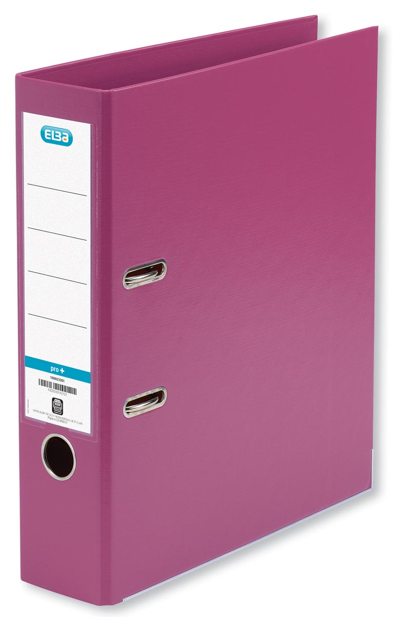Elba ordner Smart Pro+, roze, rug van 8 cm