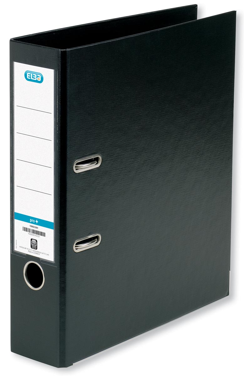 Elba ordner Smart Pro+, zwart, rug van 8 cm