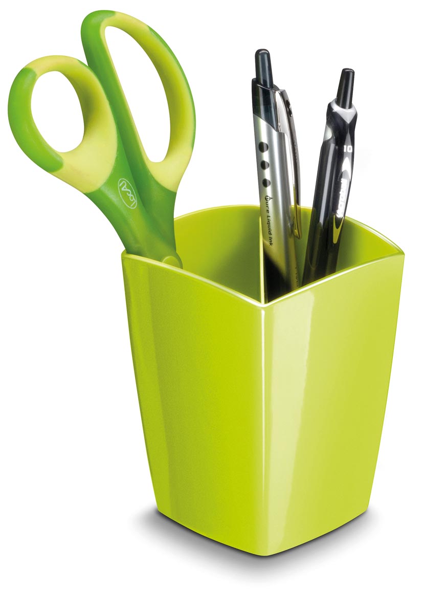 Gloss by CEP potloodbakje met 2 vakken, anijsgroen