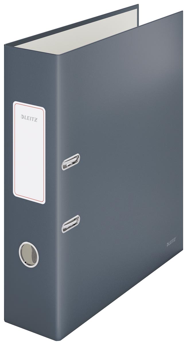 Leitz Cosy ordner met soft touch oppervlak, rug van 8 cm, grijs afbeelding