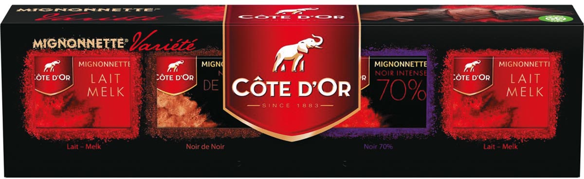 Côte d&apos;Or chocolade Mignonnette Variété, doos van 32 stuks