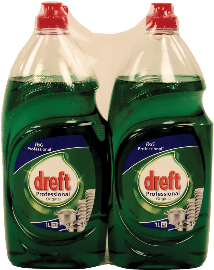 Dreft handafwasmiddel classic 1 L, pak van 2 stuks