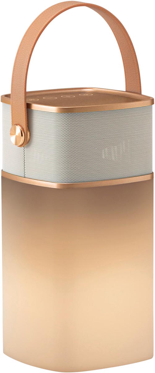 Hansa bureaulamp, LED 4 music, LED-lamp, goud