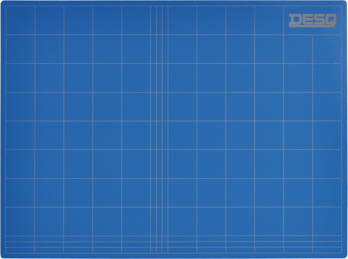 Desq snijmat, 3-laags, blauw, ft 45 x 60 cm