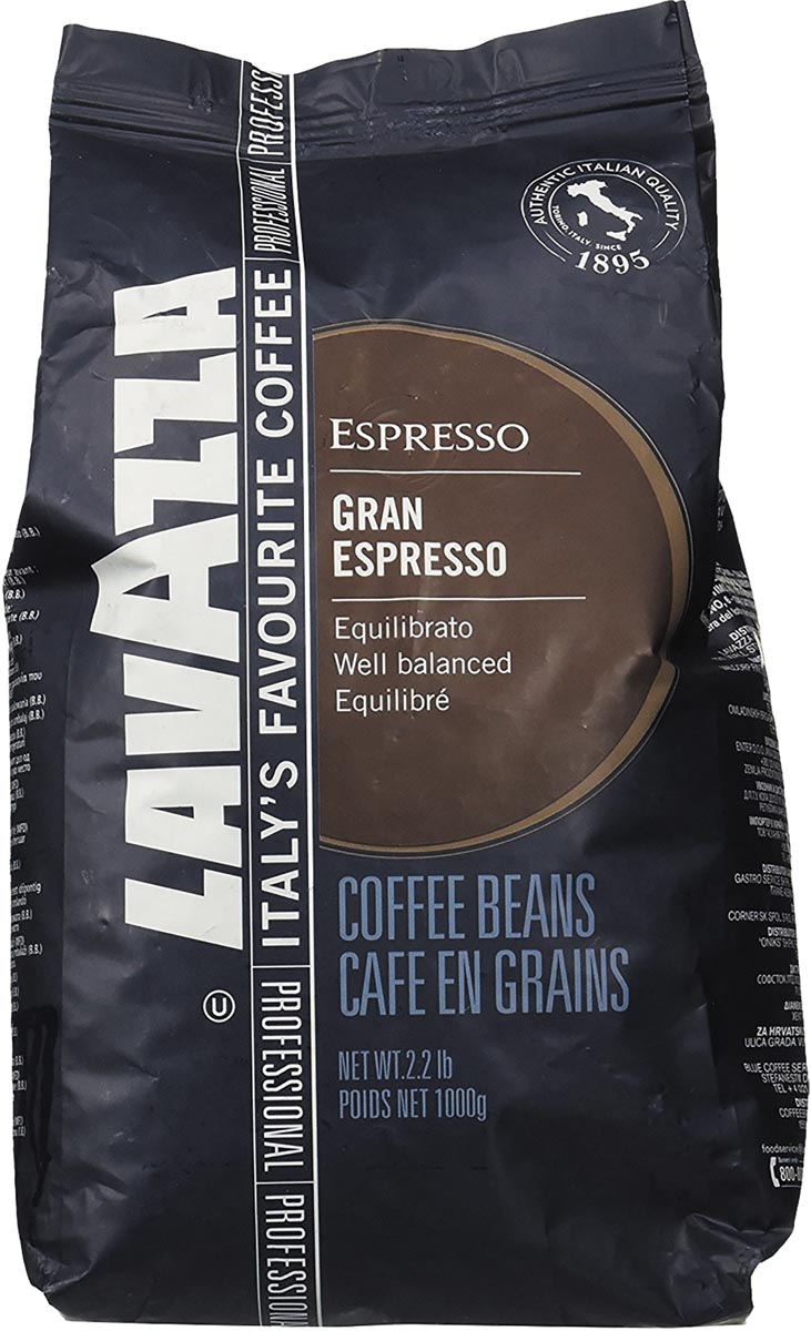 Lavazza koffiebonen grand espresso, zak van 1 kg afbeelding