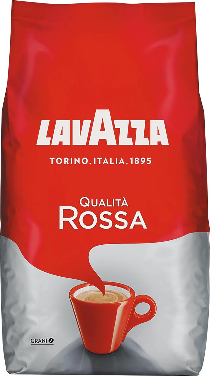 Lavazza koffiebonen qualita rossa, zak van 1 kg afbeelding