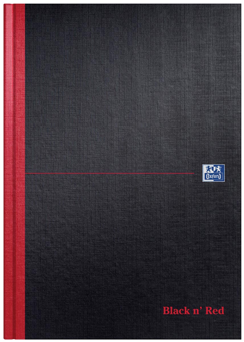 Oxford Business Journal Black 'n Red A4