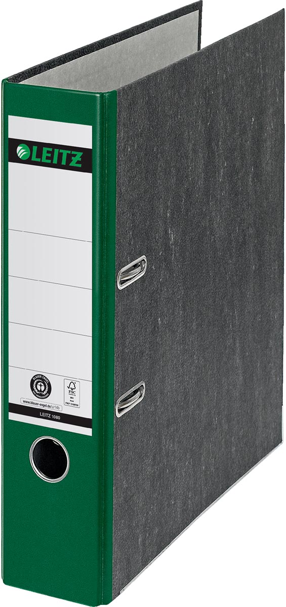 Leitz ordner, ft A4, rug van 8 cm, karton, groen