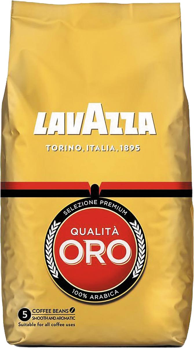 Lavazza koffiebonen qualita oro, zak van 1 kg afbeelding