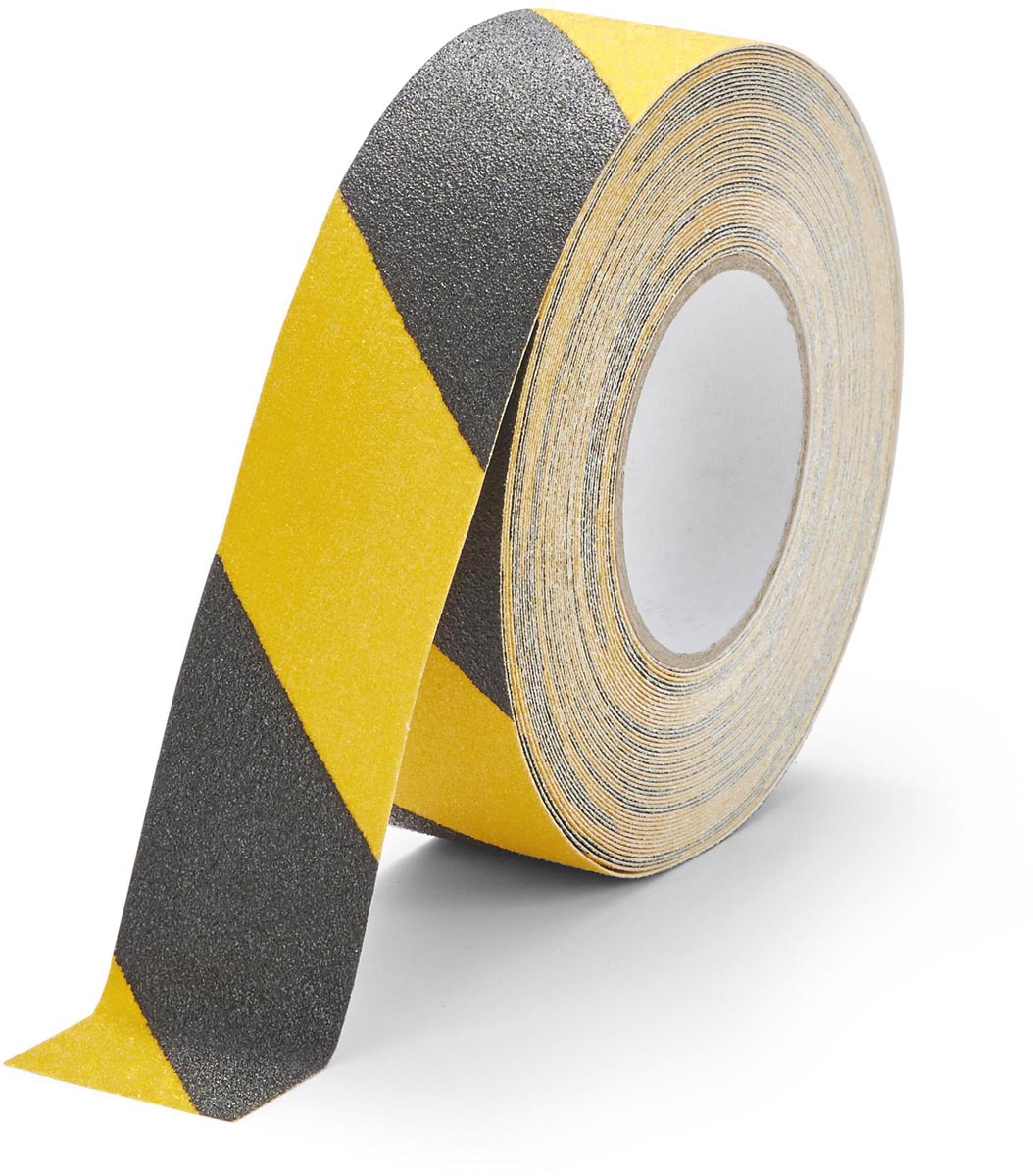Durable Duraline antisliptape Grip 50 mm x 15 m, geel/zwart afbeelding