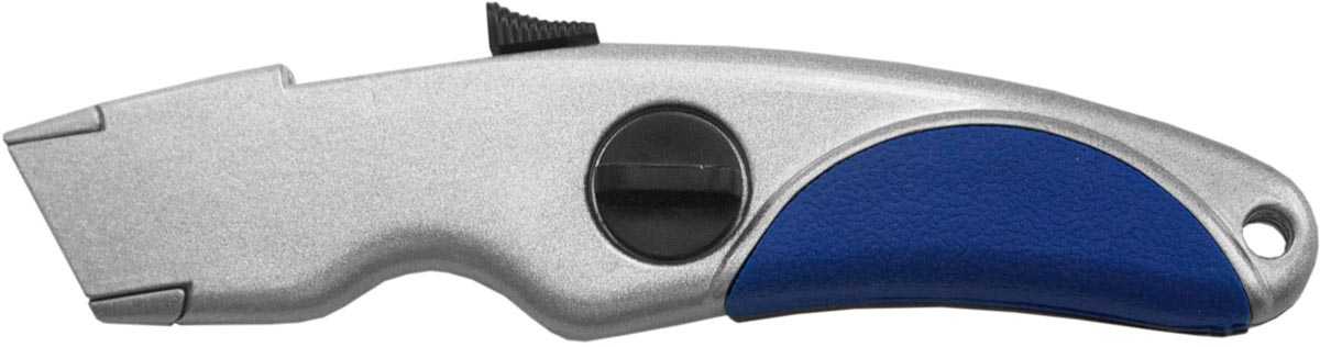 Desq cutter met terugschietfunctie, 20 mm, zilver/blauw afbeelding
