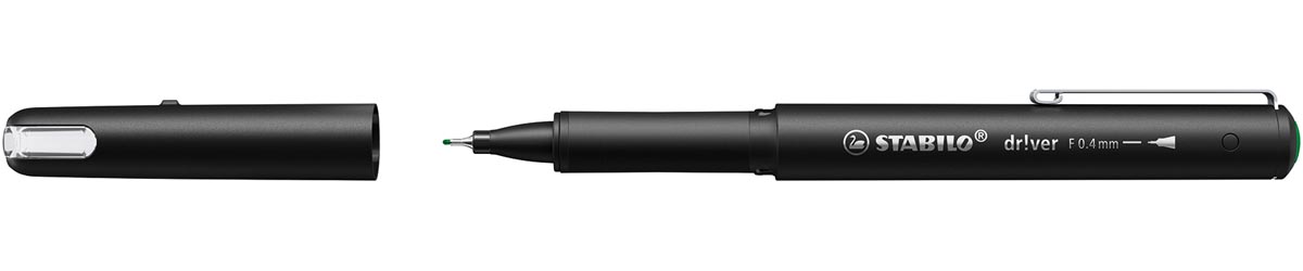 STABILO dr!ver fineliner, fijne punt, groen afbeelding