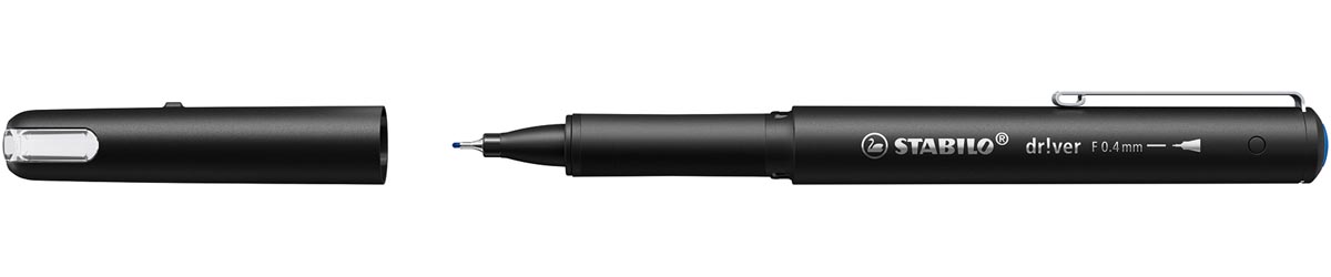 STABILO dr!ver fineliner, fijne punt, blauw afbeelding