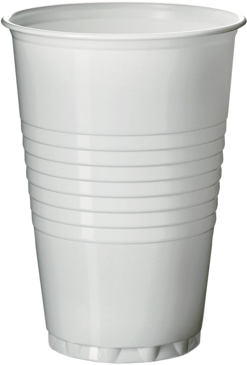 Automaatbeker uit polystyreen voor warme dranken, 200 ml, wit, pak van 100 stuks Automaatbeker uit polystyreen voor warme dranken, 200 ml, wit, pak van 100 stuks