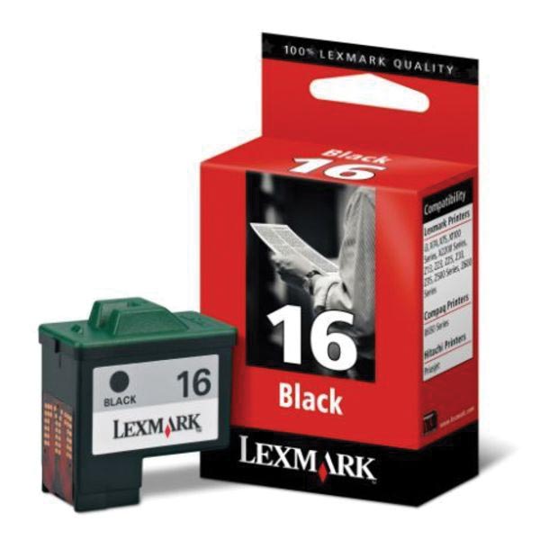 Lexmark Inktcartridge 16 Zwart 335 Paginas Oem 10N0016E huismerk kopen in de aanbieding